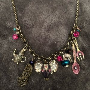 Betsey Johnson Alice in Wonderland necklace